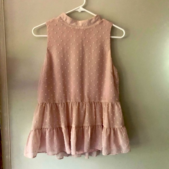 Pink Lily Tops - Pink Lily Blush colored sleeveless blouse